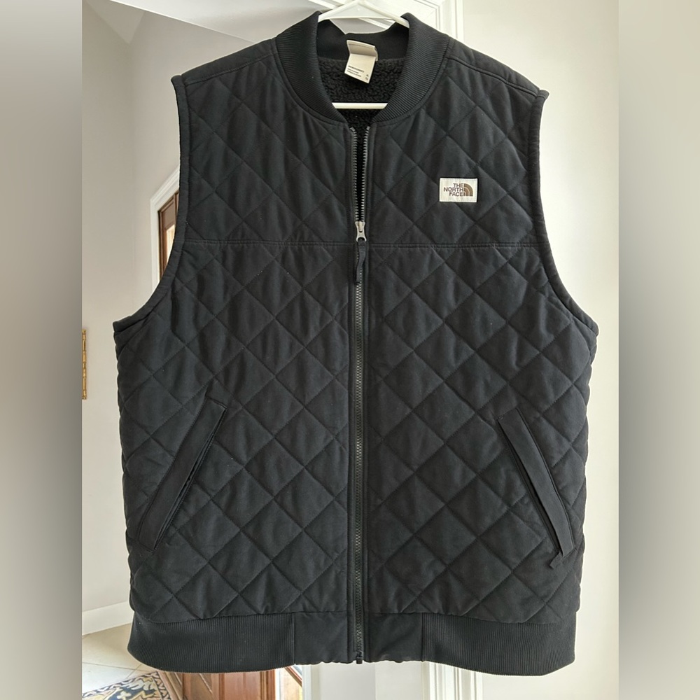 The North Face Cuchillo Insulated Vest Men’s Size XL Black Fleece Lined